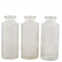 Vase Glas  höhe 11cm st 6.00